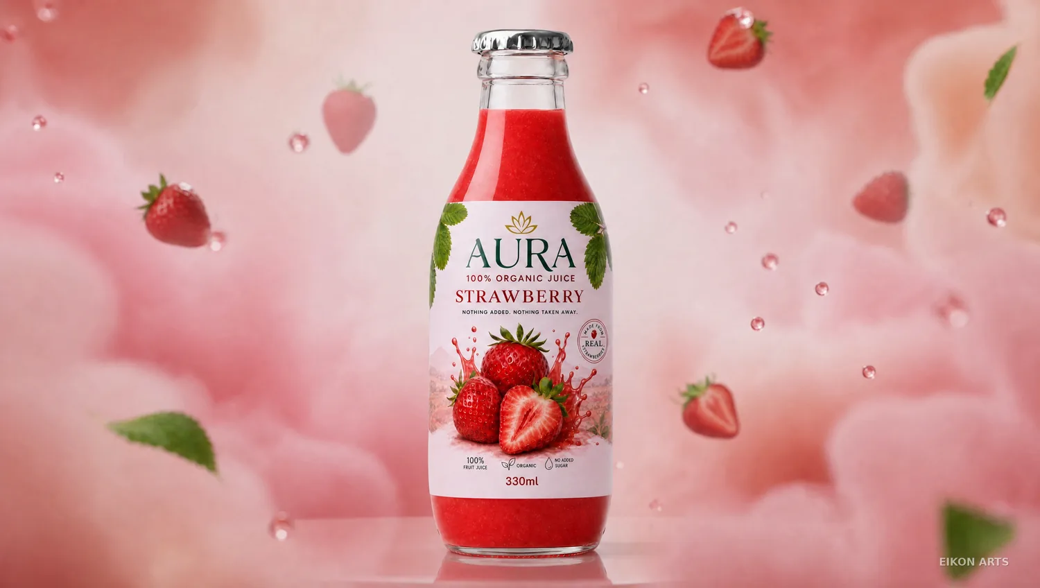 AURA Strawberry — the hero
